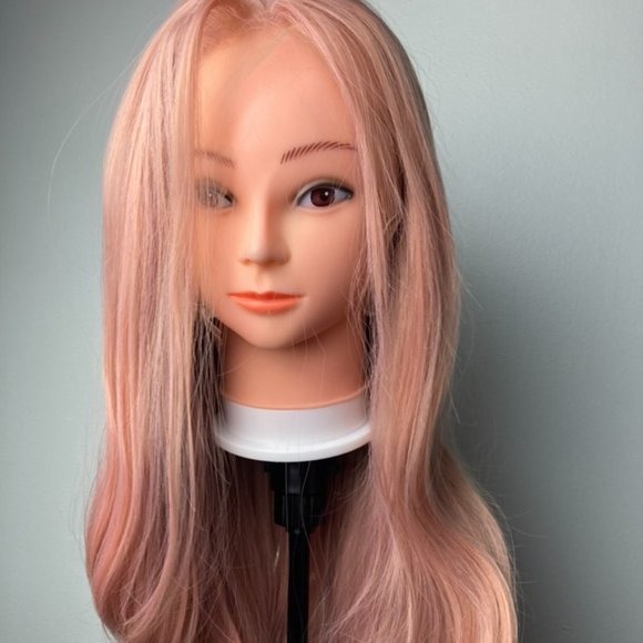 Long Pink Lace Front Wigs